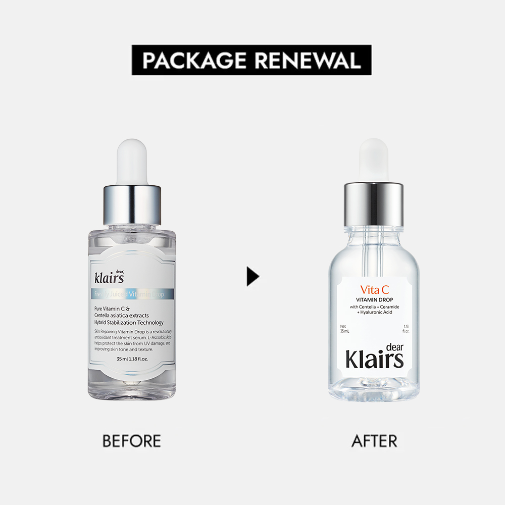Dear Klairs Vita C Vitamin Drop Ser Facial Revitalizant cu Vitamina C - Luminozitate si Protectie Antioxidanta, 35 ml