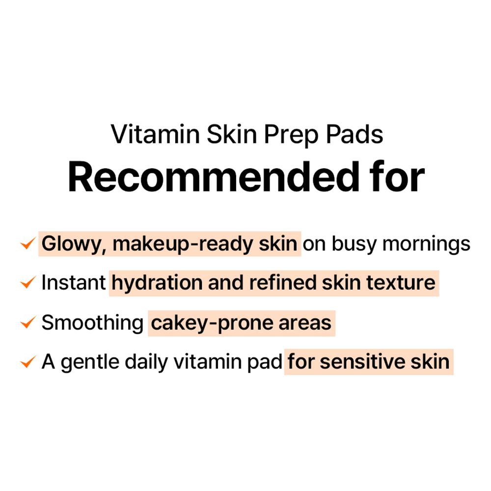 Freshly Juiced Vitamin Skin Prep Pads Dischete 290 ml