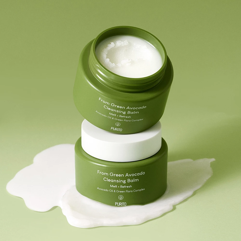 PURITO From Green Avocado Balsam Demachiant pentru Fata - Curatare Delicata si Hidratare Intensa, 100 ml