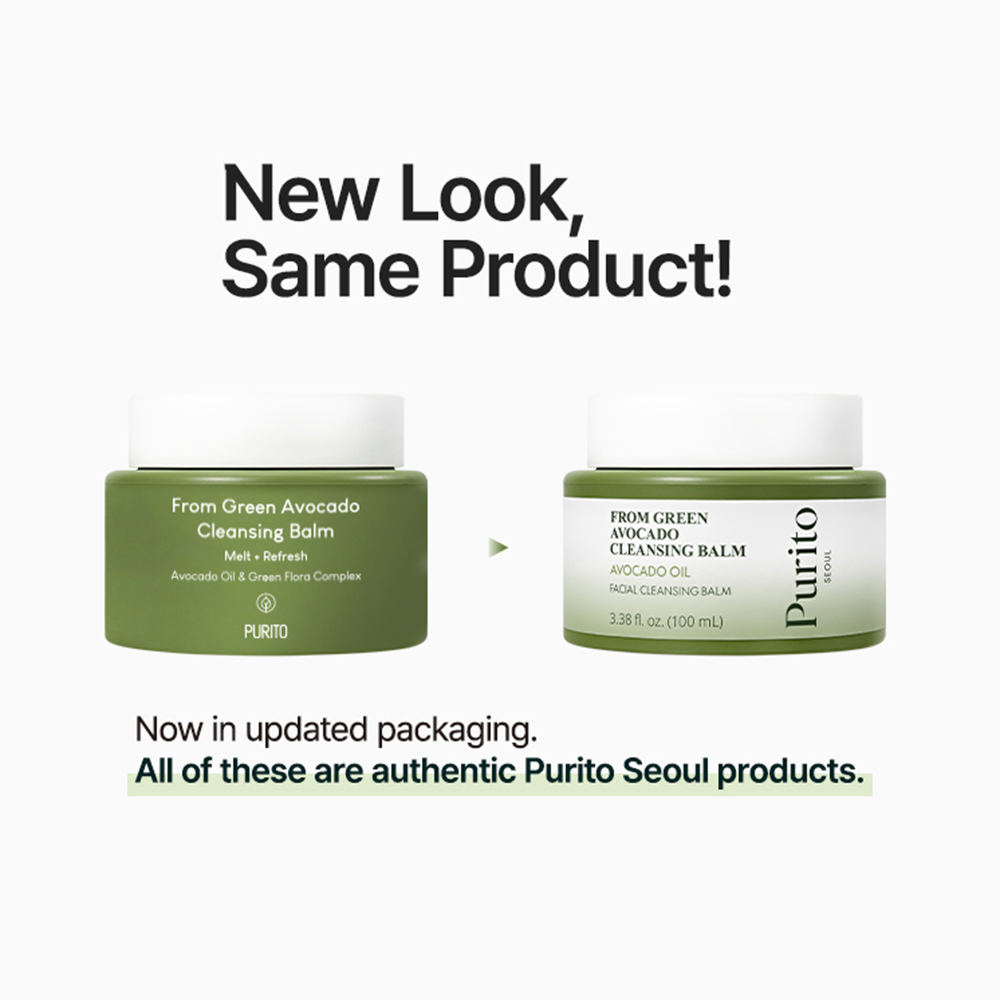 PURITO From Green Avocado Balsam Demachiant pentru Fata - Curatare Delicata si Hidratare Intensa, 100 ml