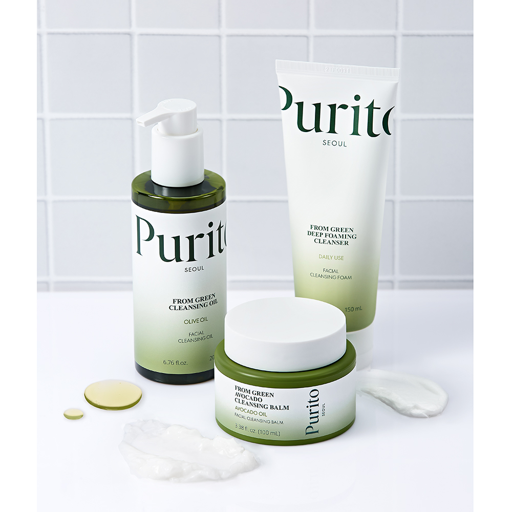 PURITO From Green Avocado Balsam Demachiant pentru Fata - Curatare Delicata si Hidratare Intensa, 100 ml