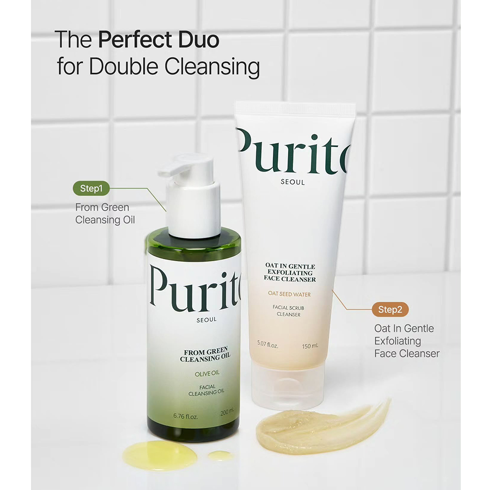 PURITO From Green Ulei de Curatare Calmanta - Demachiant Hidratant si Antioxidant, 200 ml