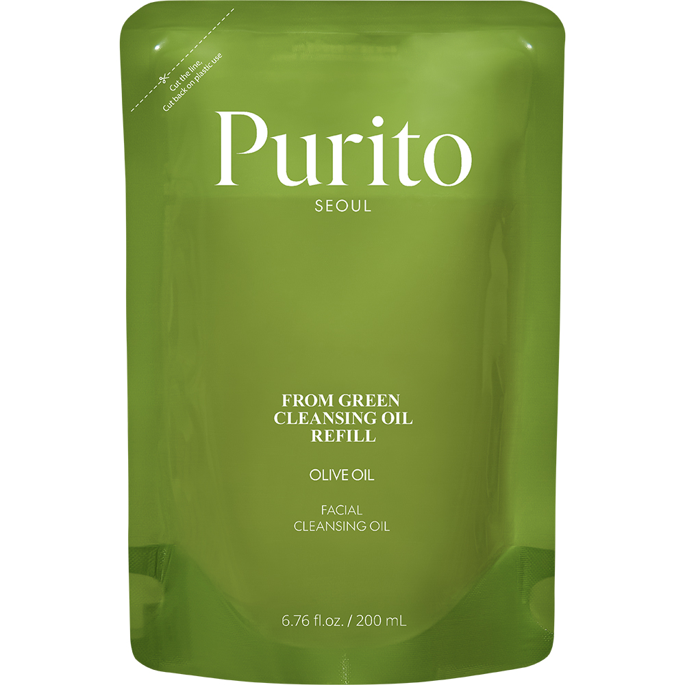 PURITO From Green Ulei de Curatare Refill 200 ml - Curatare Delicata si Luminozitate Naturala, 200 ml