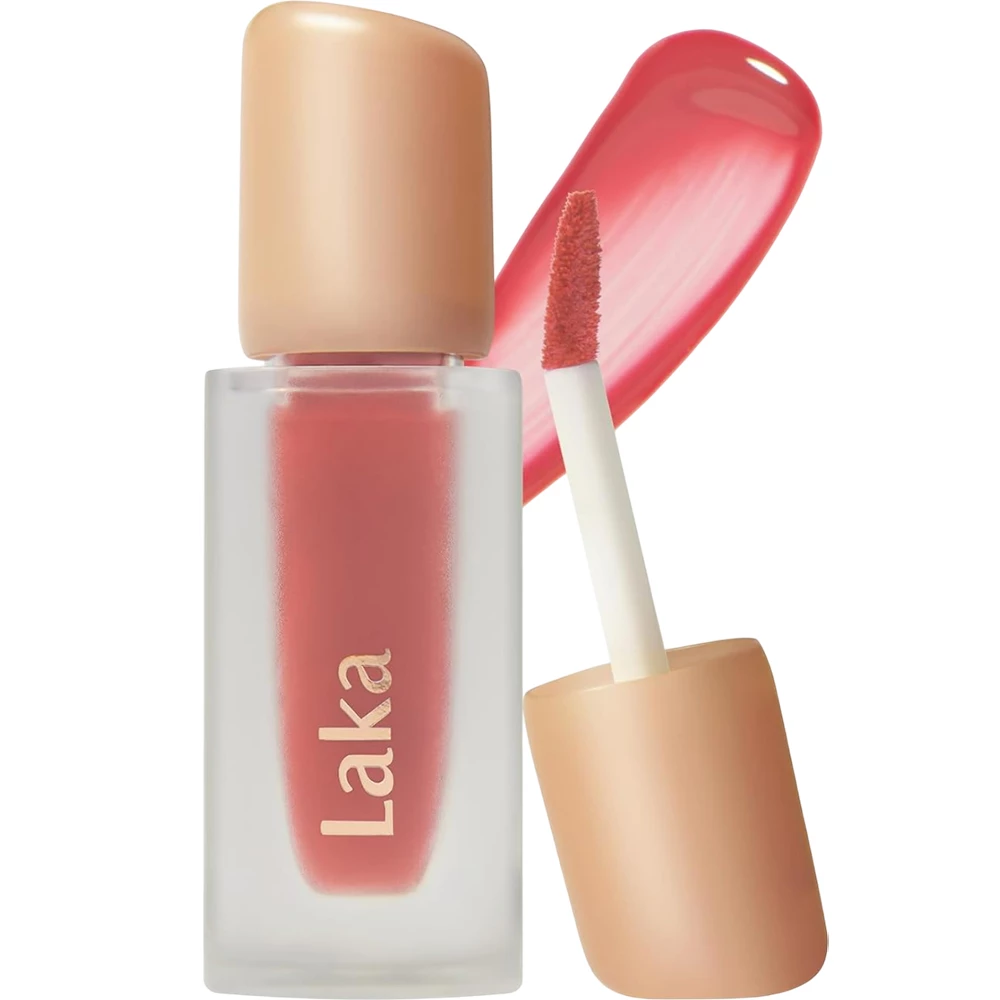 LAKA Fruity Glam Tint nuantator pentru buze 101 Joyful - hidratare si rezistenta, 4.5 gr