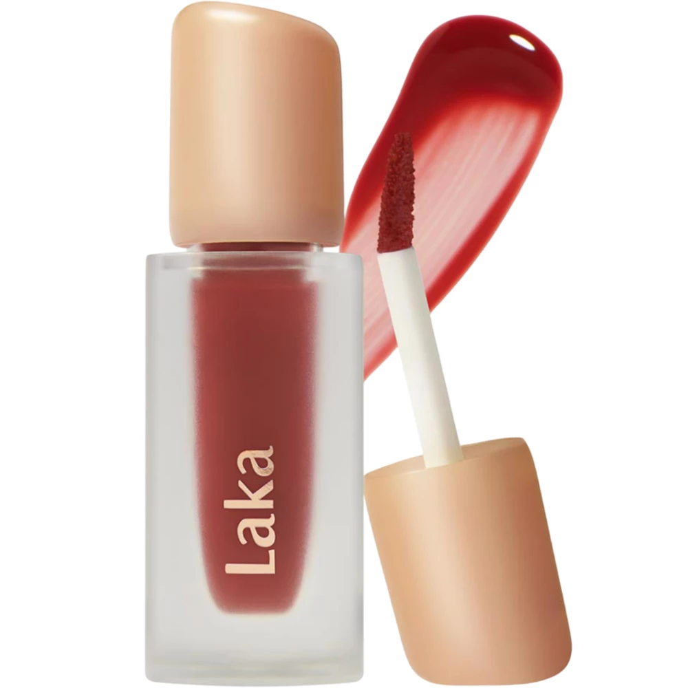LAKA Fruity Glam Tint Nuantator pentru buze 104 Cherry - hidratare si rezistenta, 4.5 gr