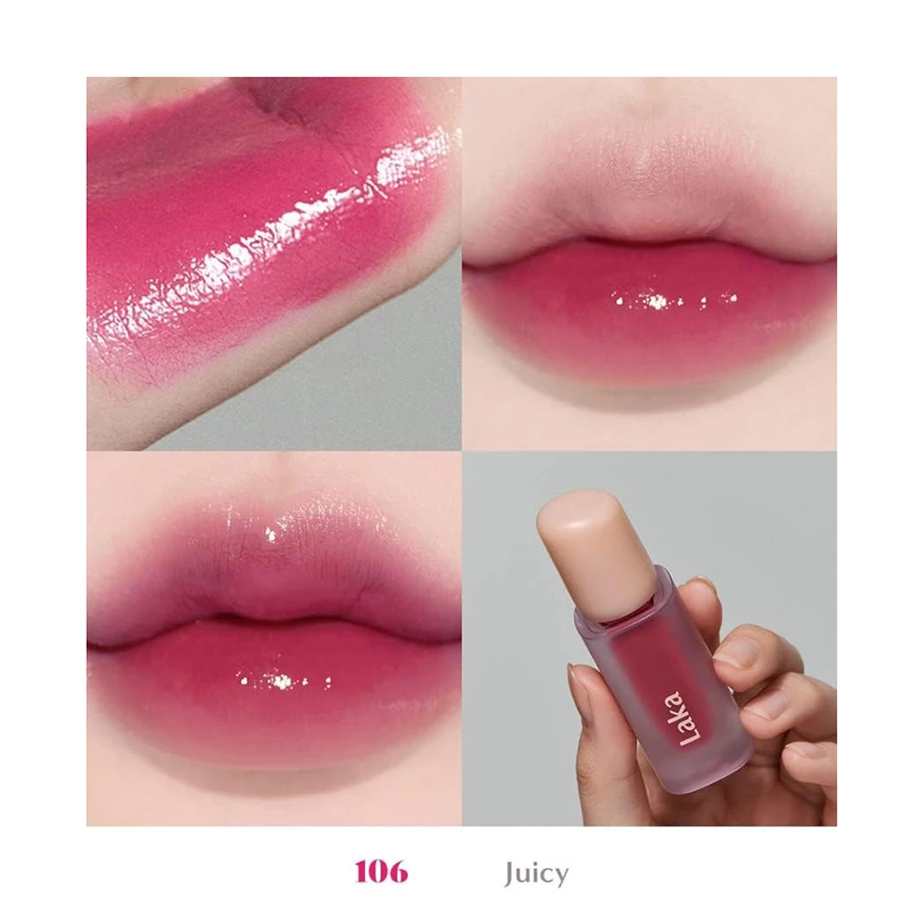 LAKA Fruity Glam Tint nuantator pentru buze 106 Juicy - hidratare si rezistenta, 4.5 gr