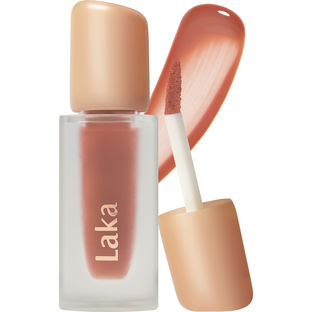 LAKA Fruity Glam Tint - nuantator pentru buze formulat cu sucuri de fructe si vitamine, care contribuie la hidratarea buzelor si la metinerea buzelor moi si hidratate - 4.5 gr - 107 Sugar