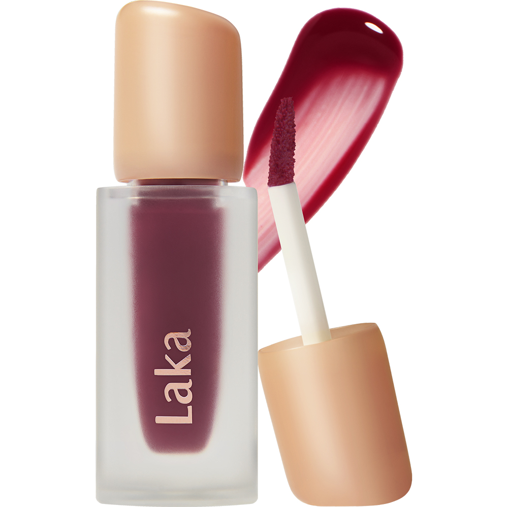 LAKA Fruity Glam Tint - nuantator pentru buze formulat cu suc de fructe si vitamine, care contribuie la hidratarea buzelor si la metinerea aspectului lucios - 4.5 gr - 115 Envy