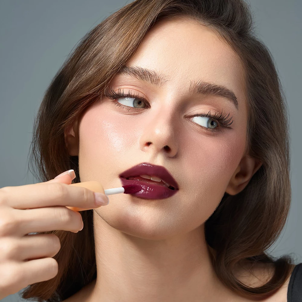 LAKA Fruity Glam Tint nuantator pentru buze 123 Unsweet Berry - hidratare si rezistenta, 4.5 gr