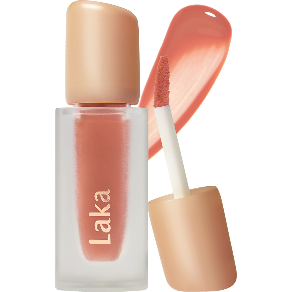 LAKA Fruity Glam Tint - nuantator pentru buze formulat cu sucuri de fructe si vitamine, care contribuie la hidratarea buzelor si la metinerea confortului - 4.5 gr - 125 Mango