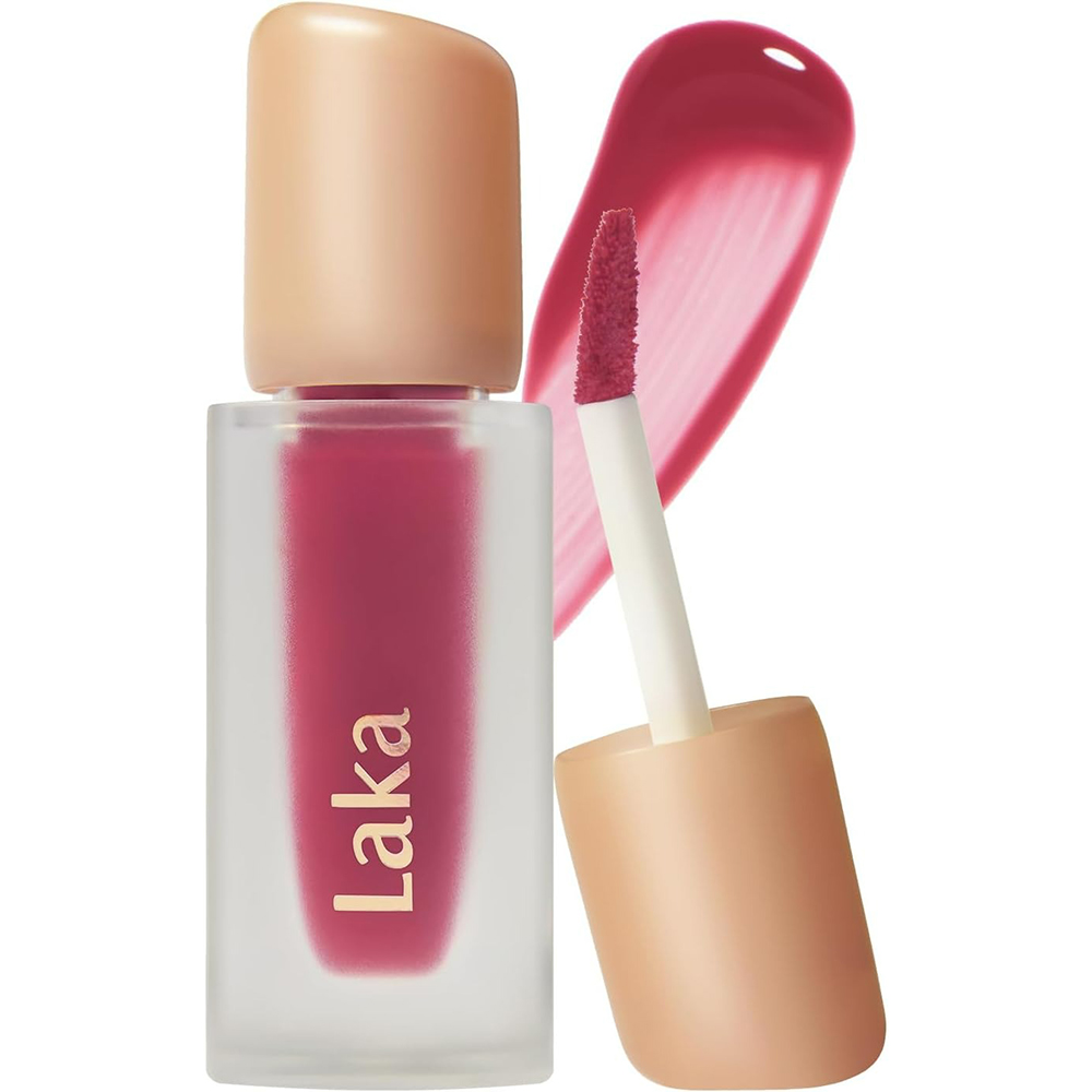LAKA Fruity Glam Tint Nuantator pentru buze 127 Rose - hidratare si rezistenta, 4.5 gr