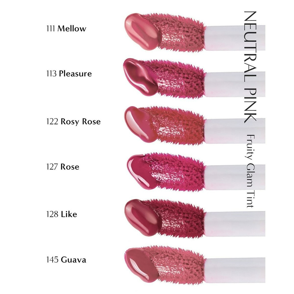 LAKA Fruity Glam Tint Nuantator pentru buze 127 Rose - hidratare si rezistenta, 4.5 gr