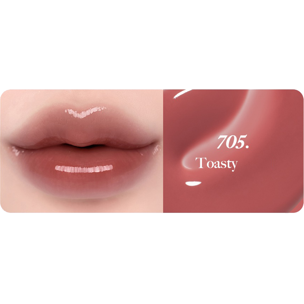 LAKA Fruity Lip Glotioner luciu Toasty 705 - hidratare si ingrijire, 10 ml