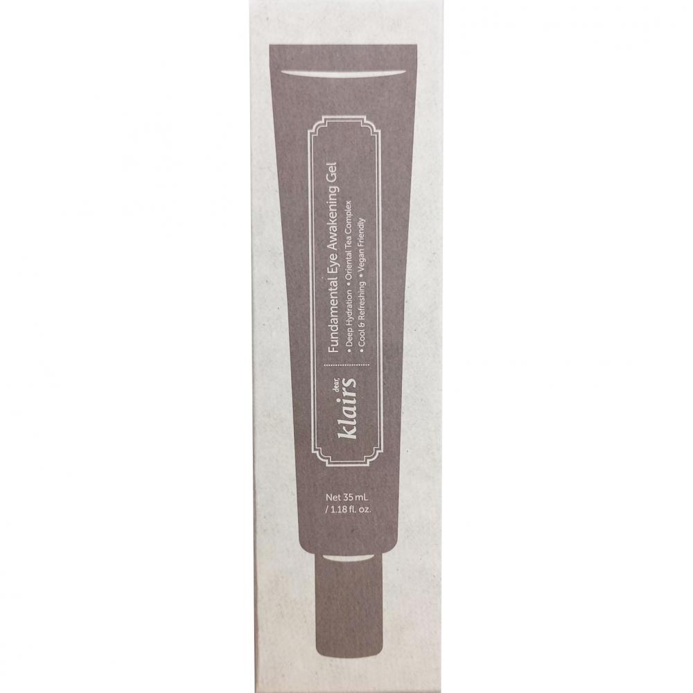 Dear Klairs Fundamental Gel pentru ochi - hidratant si tonifiant cu cafeina pentru cearcane, 35 ml