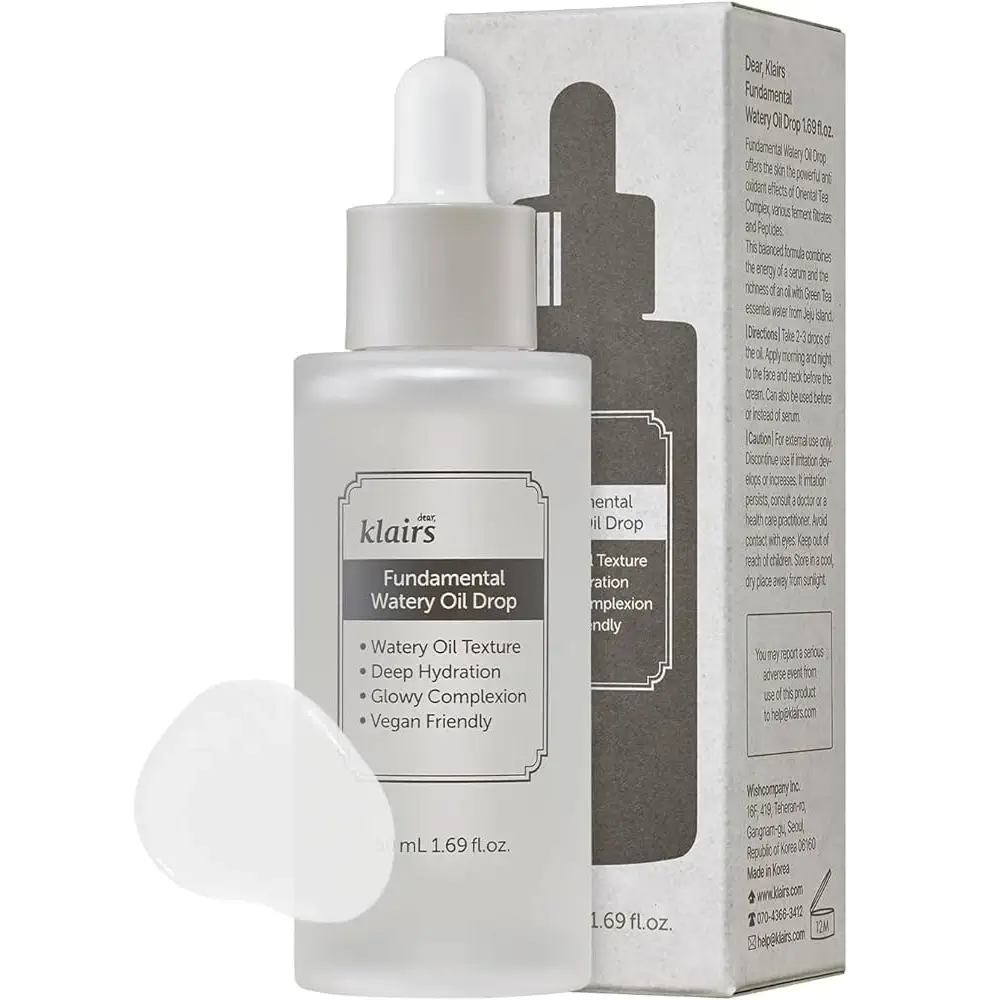 Dear Klairs Fundamental Ser Hidratant pentru Fata - Hidratare Intensiva si Efect Antioxidant, 50 ml