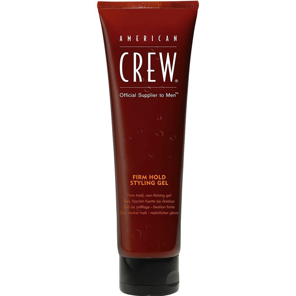 American Crew Firm Hold Styling Gel – Gel de Păr cu Fixare de Durată, Bărbați, 250 ml | Grooming Profesional