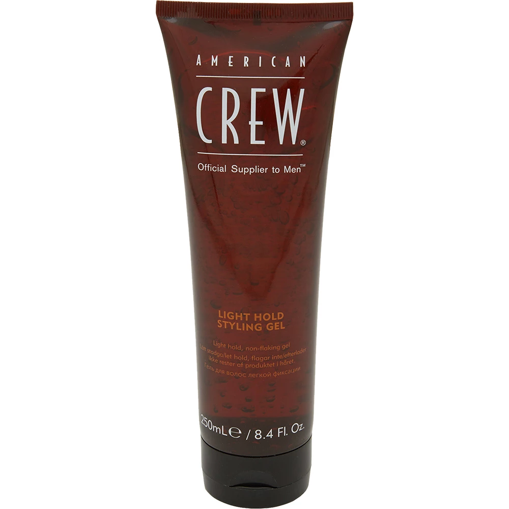 American Crew Light Hold Styling Gel – Gel de Păr cu Fixare Ușoară, Bărbați, 250 ml | Grooming Profesional