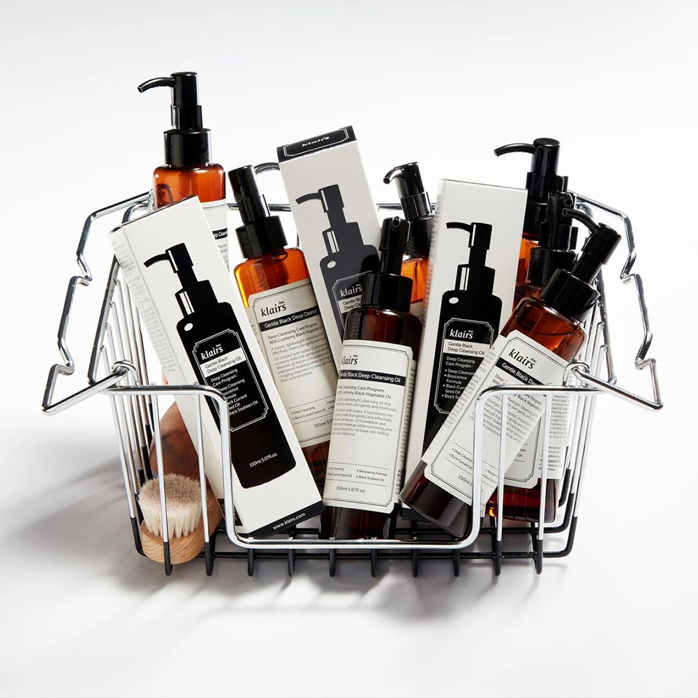 Dear Klairs Gentle Black Ulei de Curatare pentru Ten Gentle Black - Curatare Profunda si Calmanta pentru Sebum si Machiaj, 150 ml