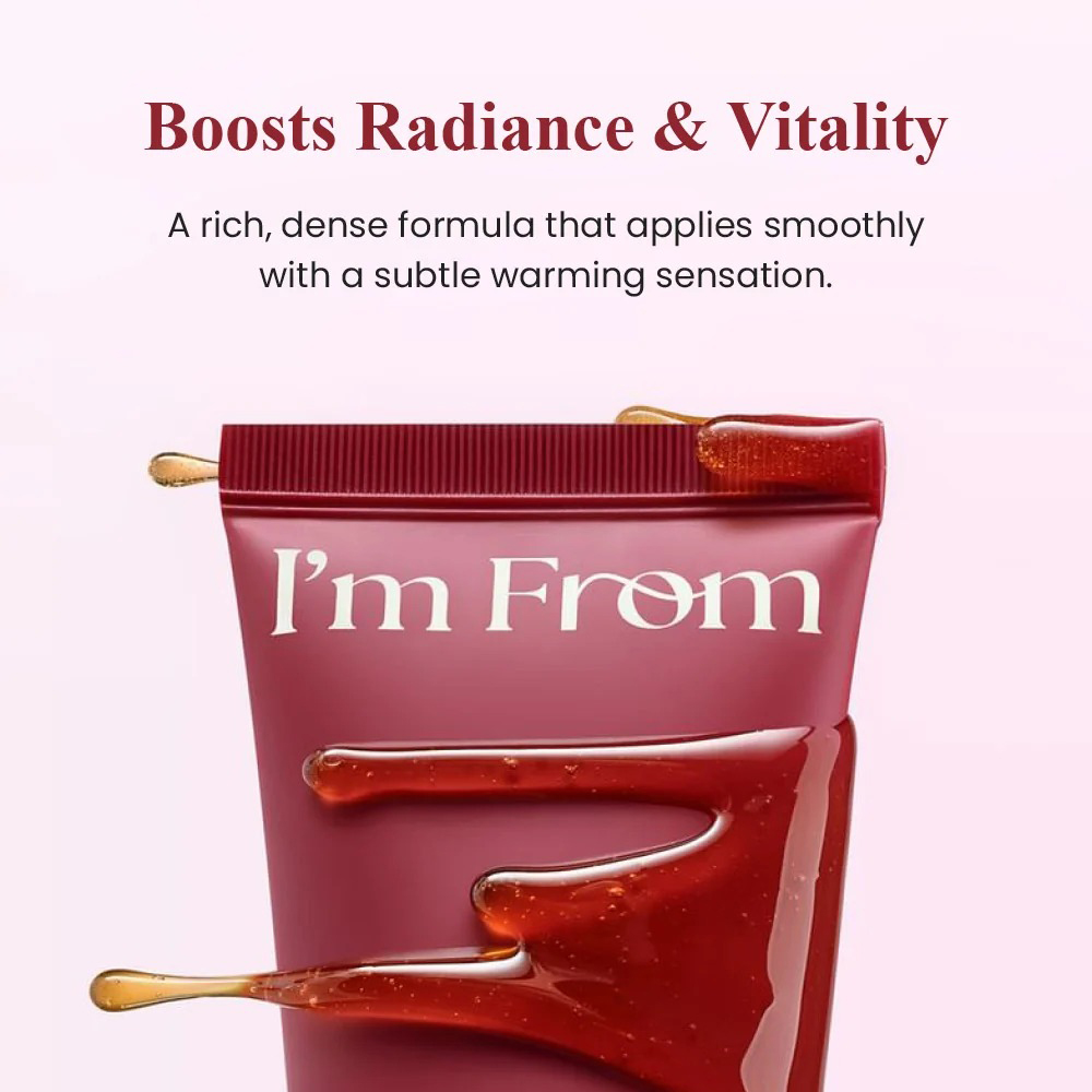I'M FROM Ginseng Mask, 70 ml - Masca de fata formulata cu ginseng rosu, care contribuie la hidratarea pielii