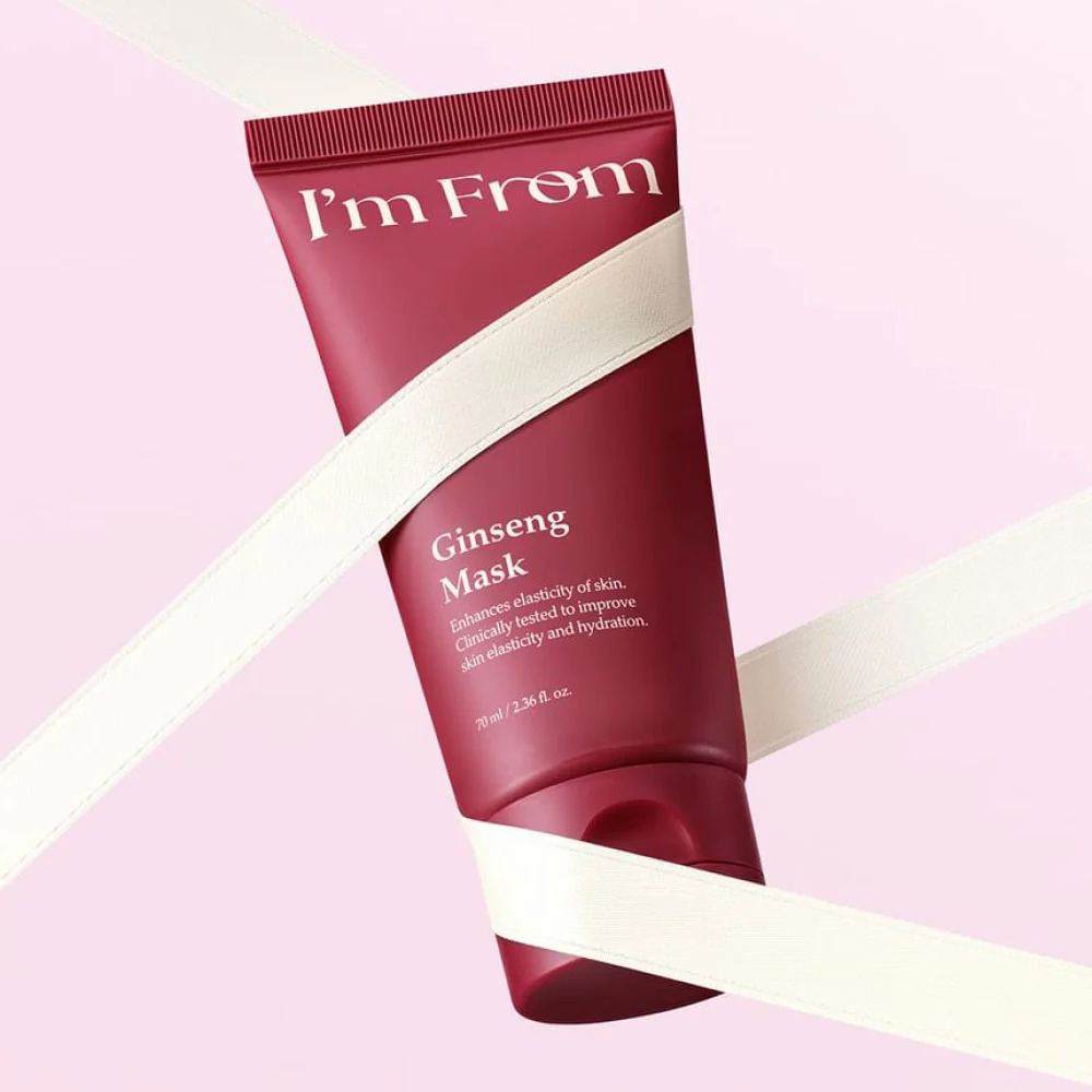 I'M FROM Ginseng Mask, 70 ml - Masca de fata formulata cu ginseng rosu, care contribuie la hidratarea pielii