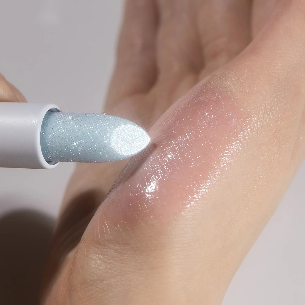 UNLEASHIA Glacier Vegan Balm balsam de buze No. 2 Blue Lagoon - hidratare si luminozitate, 3.3 gr