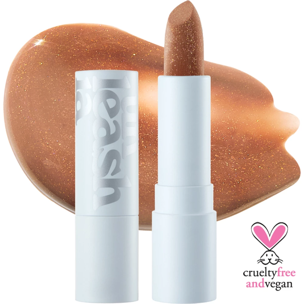 UNLEASHIA Glacier Vegan Balm Balsam de buze No.3 Nude Bluff - hidratare si luminozitate, 3.3 gr