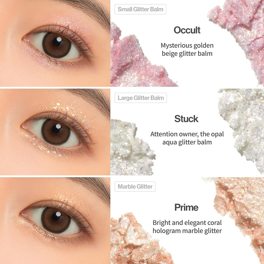 UNLEASHIA Glitterpedia Eye Palette Fard de pleoape No. 1 All of Glitter - rezistenta si stralucire, 6.2 gr
