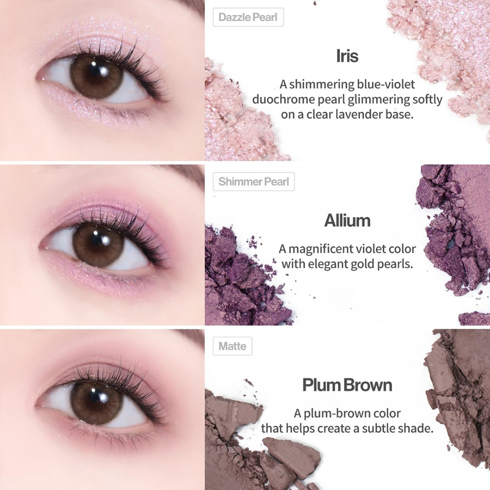 UNLEASHIA Glitterpedia Eye Palette fard de pleoape No. 4 All of Lavender Fog - rezistenta si luminozitate, 7.4 gr