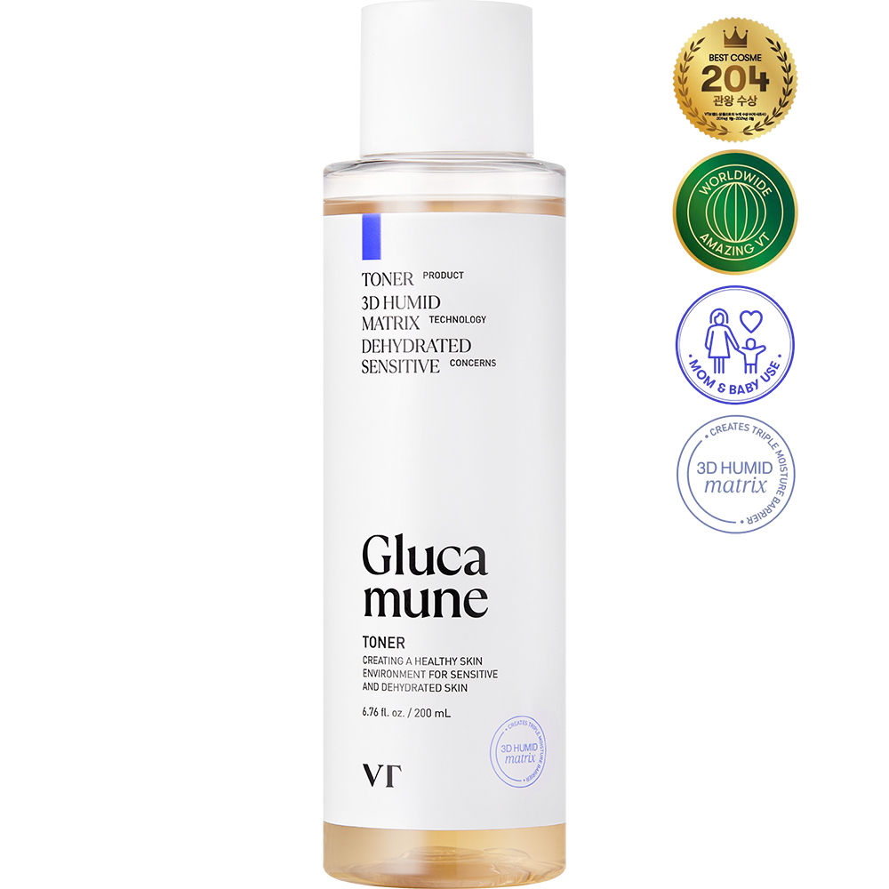 VT COSMETICS Glucamune Toner Toner de fata - hidratare si calmare, 200 ml