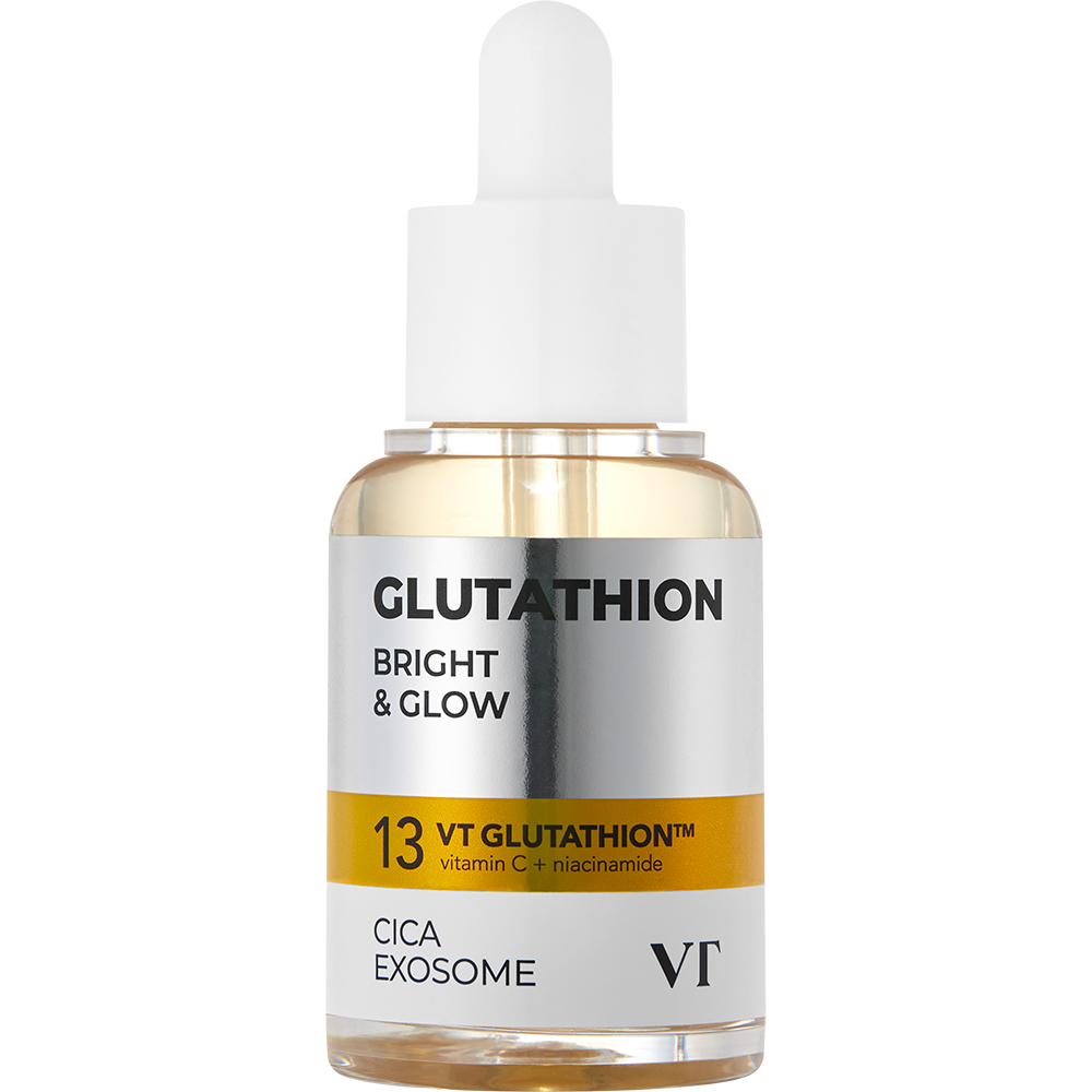 VT COSMETICS Glutathion Cica Exosome G2 Brightening Ampoule - ser de fata formulat cu glutation si cica, care reda luminozitatea si aspectul uniform al tenului - 30 ml