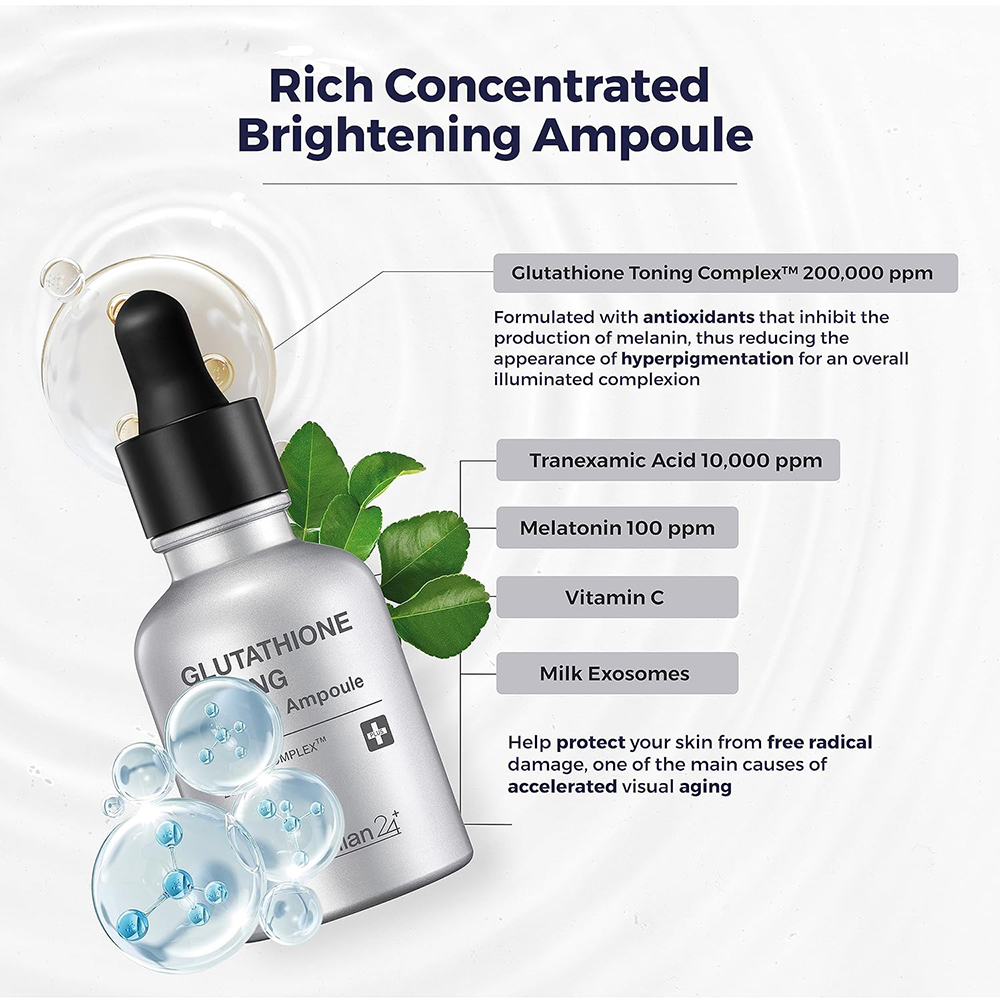 CENTELLIAN24 Glutathione Toning Boosting Ampoule ser de fata - luminozitate si hidratare, 30 ml
