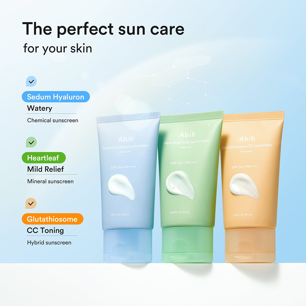 ABIB Glutathiosome CC Sunscreen Toning Tube SPF 50+ PA++++, 50 ml - crema de fata formulata cu niacinamida si vitamina C, care contribuie la uniformizarea nuantei pielii si la mentinerea confortului pe parcursul zilei, Daily