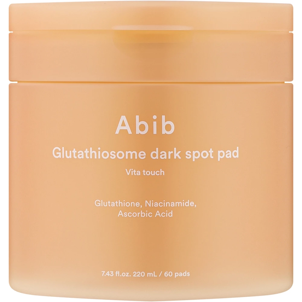 ABIB Glutathiosome Dark Spot Pad Vita Touch Toner de fata - luminozitate si hidratare, 60 buc