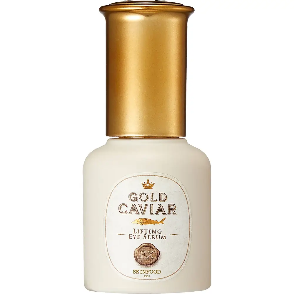 SKINFOOD Gold Caviar EX Ser pentru ochi - Fermitate si Hidratare cu Aur si Caviar, 32 ml