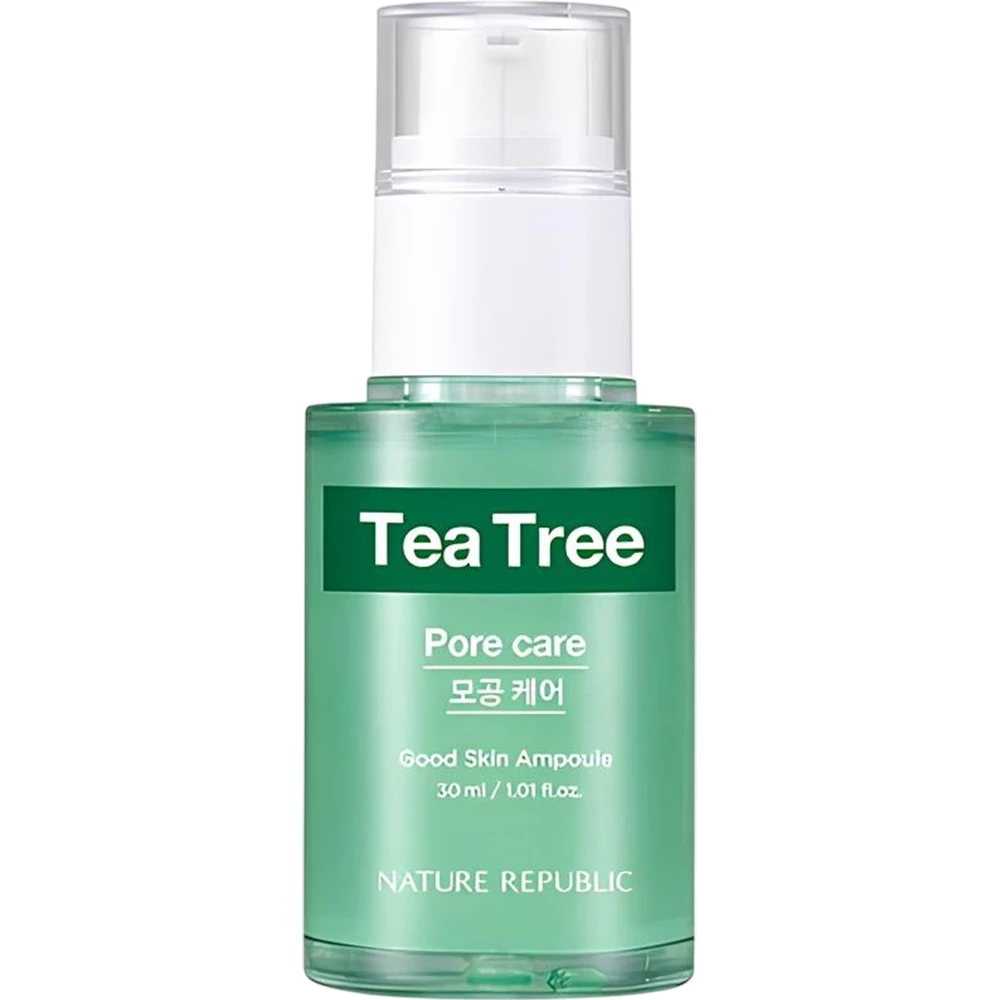 Nature Republic Good Skin Tea Tree Ampoule Ser de față 30 ml – Ser pentru îngrijirea porilor și controlul sebumului