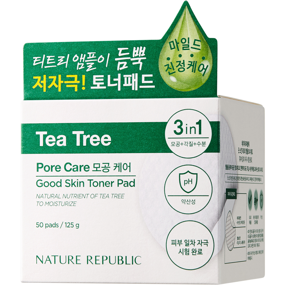 Good Skin Tea Tree Ampoule Toner Pad Toner de fata dischete 50 buc