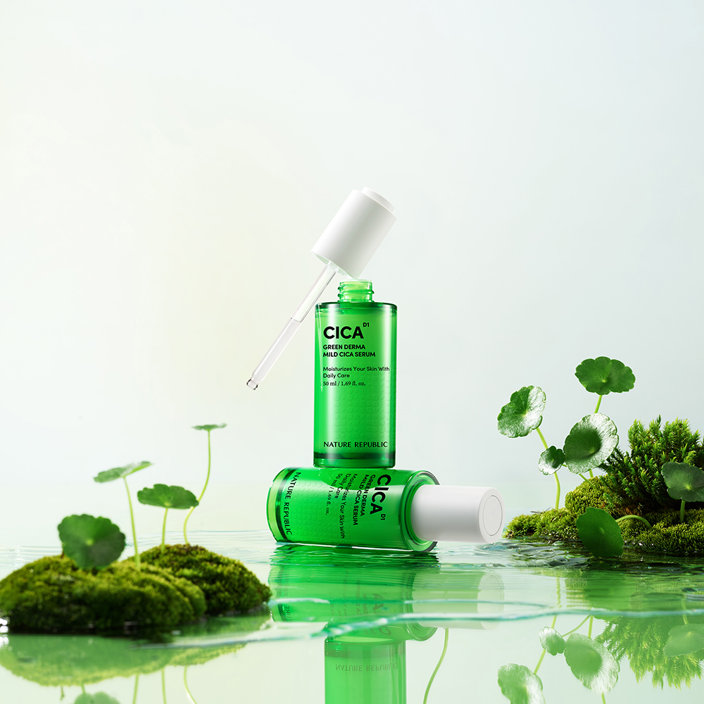 Green Derma Mild Cica Serum Ser de fata hidratant 50 ml