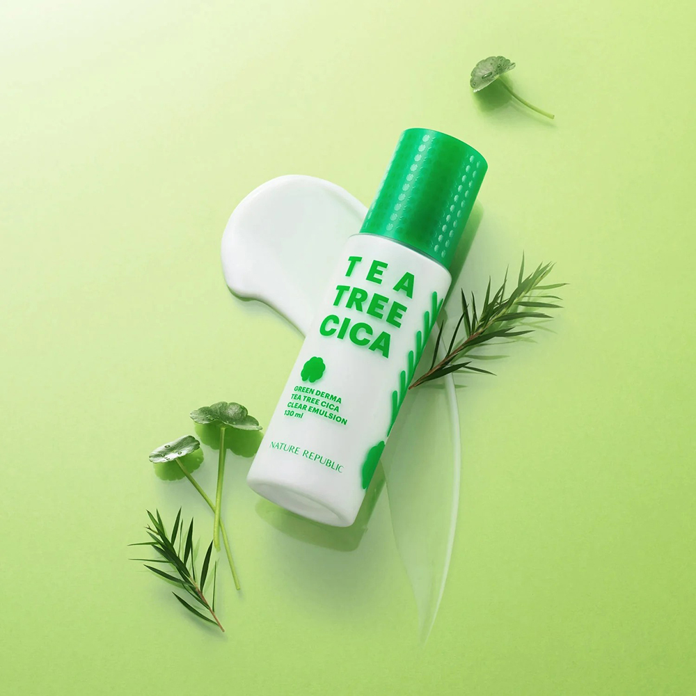 Green Derma Tea Tree Cica Clear Emulsie de fata cu arbore de ceai 130 ml