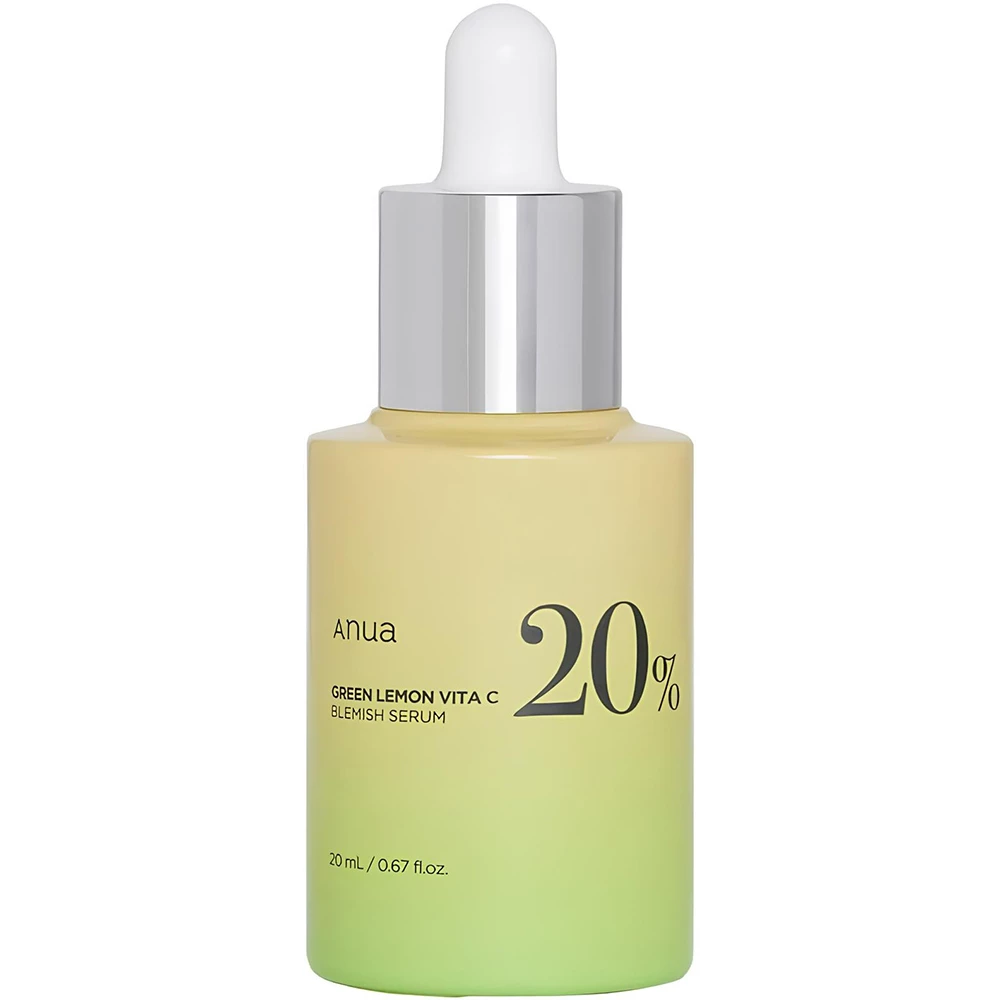ANUA Green Lemon Vita C Blemish Serum – Ser de Față cu Vitamina C pentru Luminozitate și Reducerea Petelor, 20 ml