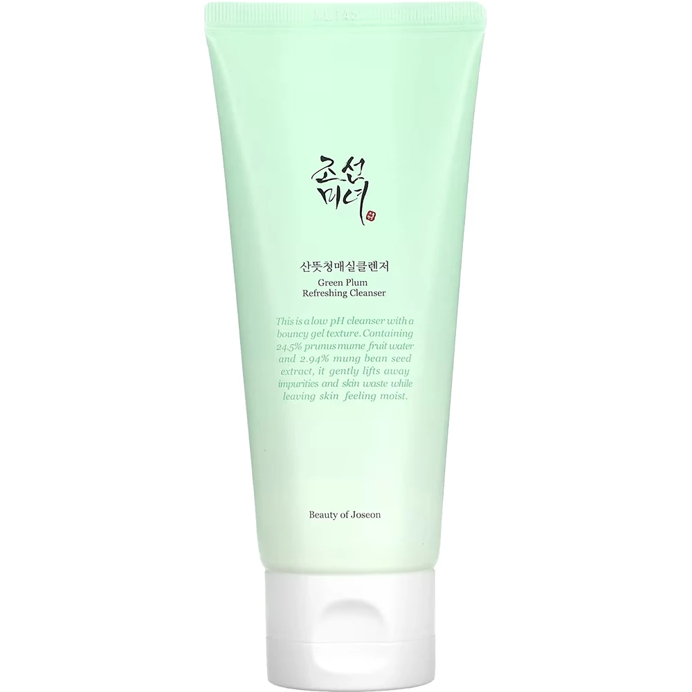BEAUTY OF JOSEON Green Plum Gel de Curatare Facial - Curatare Delicata si Hidratare Revigoranta, 100 ml
