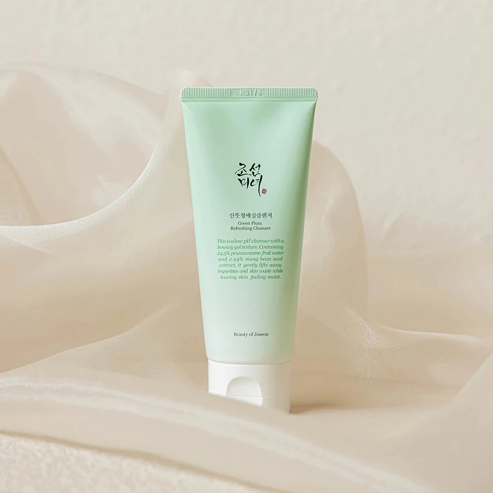 BEAUTY OF JOSEON Green Plum Gel de Curatare Facial - Curatare Delicata si Hidratare Revigoranta, 100 ml