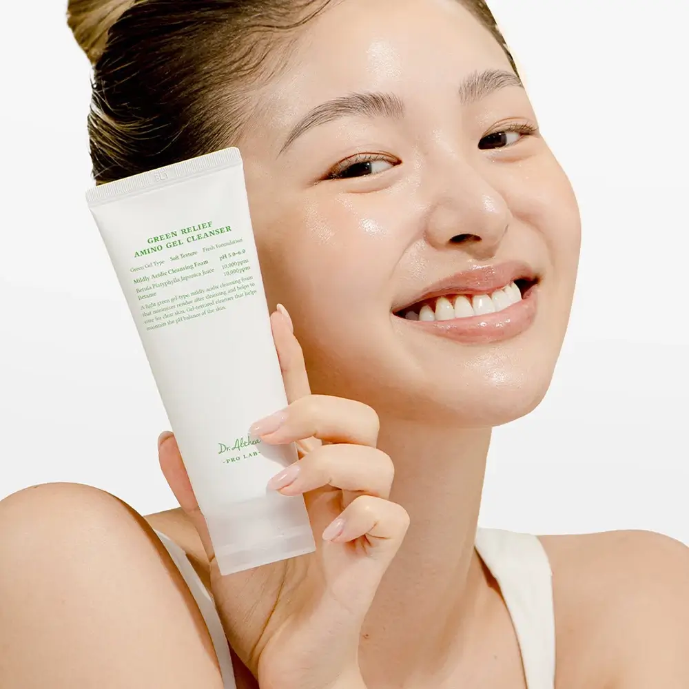 Dr. Althea Green Relief Gel de curatare faciala cu aminoacizi - Curatare delicata si hidratare intensa, 100 ml