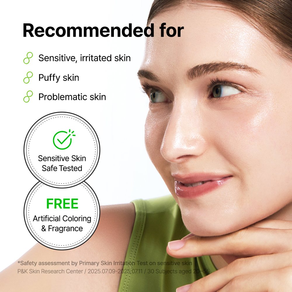Green Tea and Ceramide Calming Toner Pad Dischete 190 ml