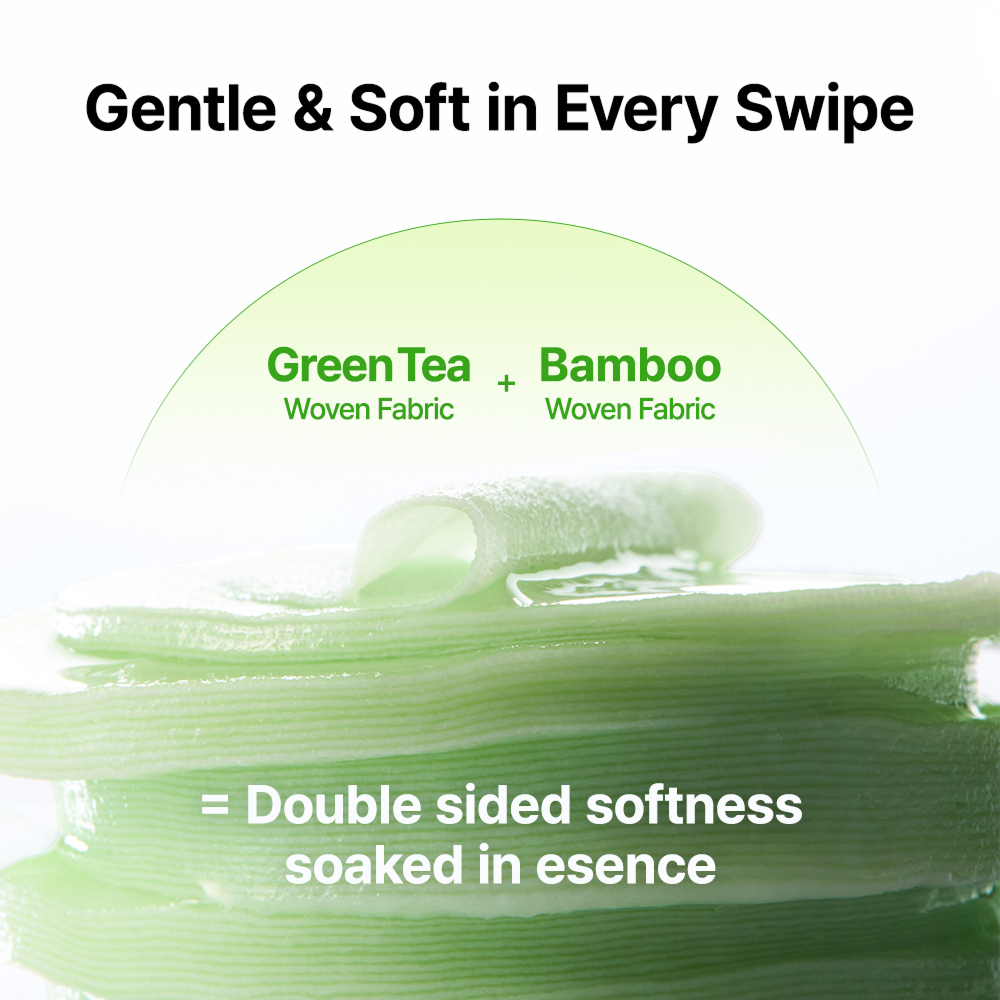 Green Tea and Ceramide Calming Toner Pad Dischete 190 ml