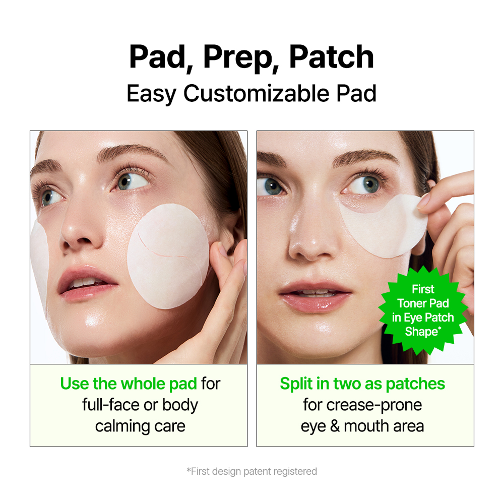Green Tea and Ceramide Calming Toner Pad Dischete 190 ml