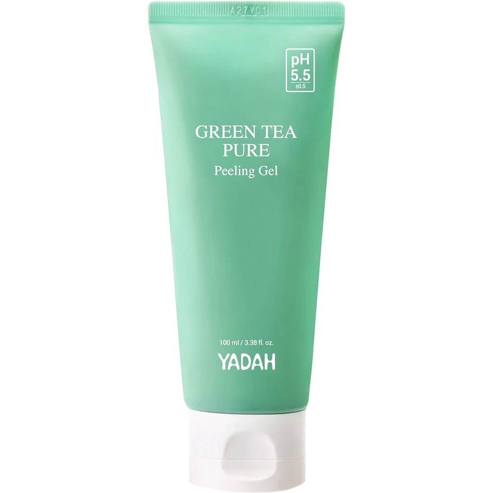 Yadah Green Tea Pure Peeling Gel – Gel exfoliant delicat cu ceai verde din Jeju pentru ten luminos 100 ml