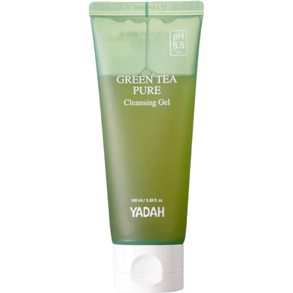 YADAH Green Tea Pure Gel de curatare faciala - Hidratare si calmare cu ceai verde, 100 ml