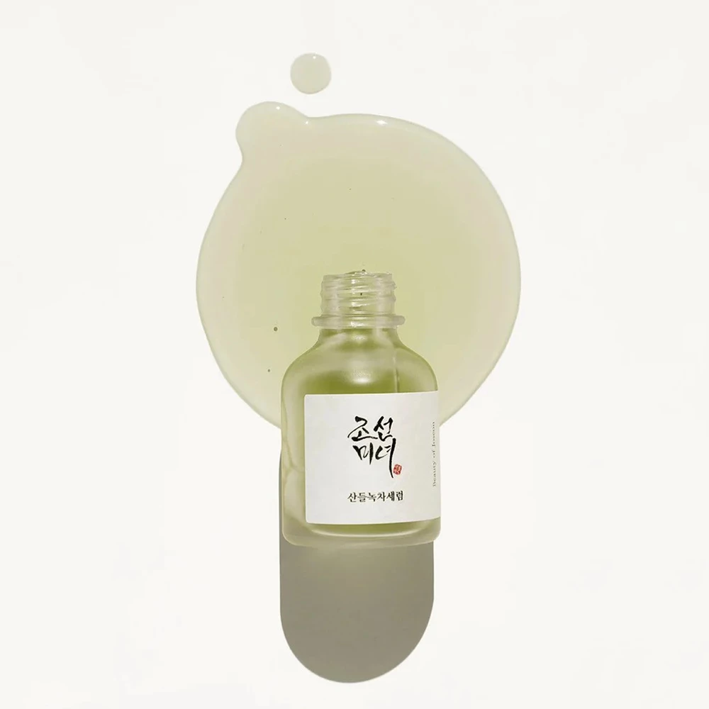 BEAUTY OF JOSEON Green Relief Ser pentru fata - Calmarea pielii iritate si hidratare intensa cu ceai verde si panthenol, 30 ml