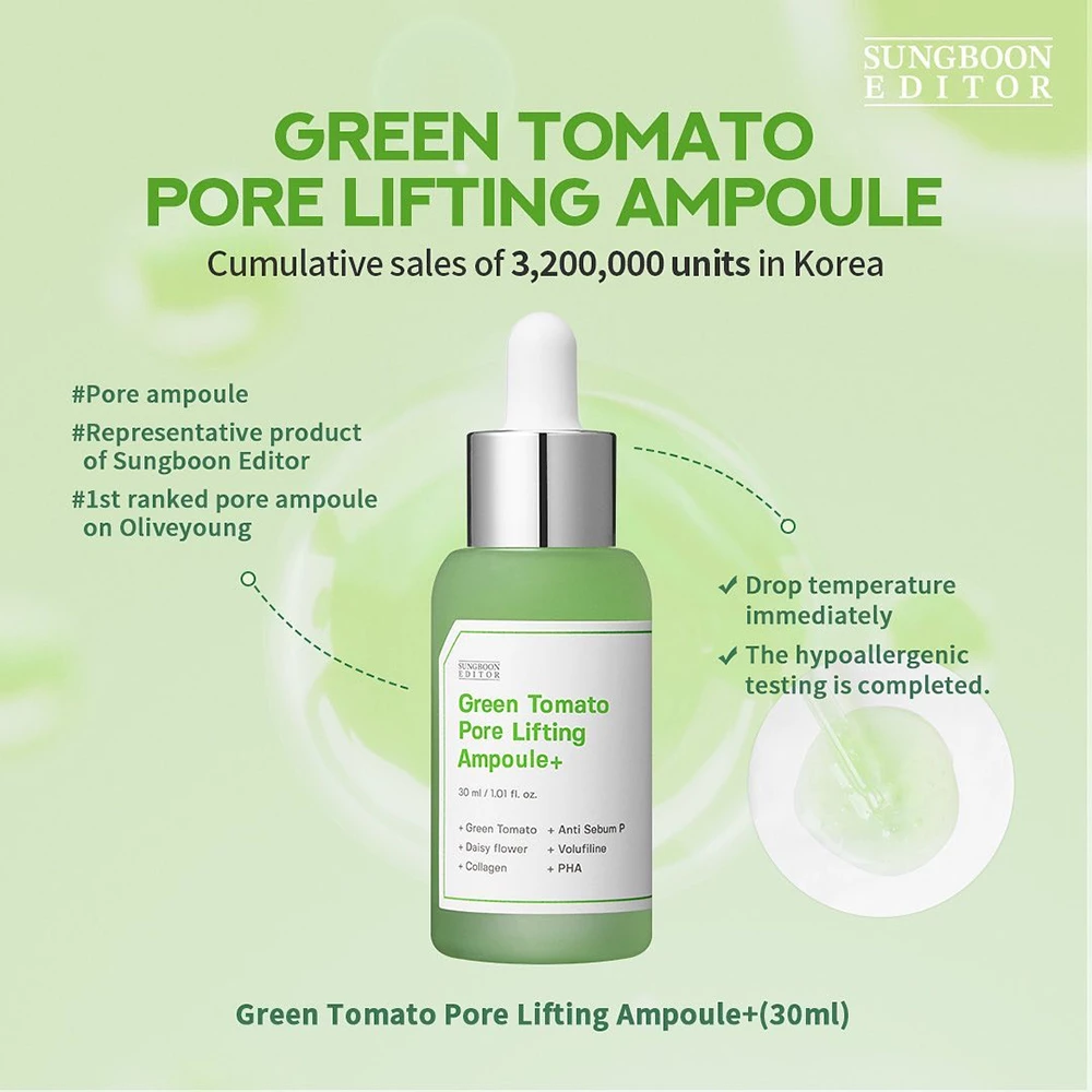 Green Tomato Pore Lifting Ampoule Ser de fata 30 ml