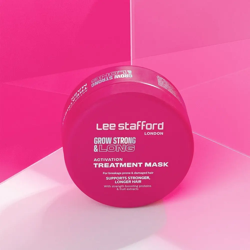 Lee Stafford Grow Strong and Long Masca pentru Par Fragil - Nutritie Intensa si Activare Crestere, 200 ml